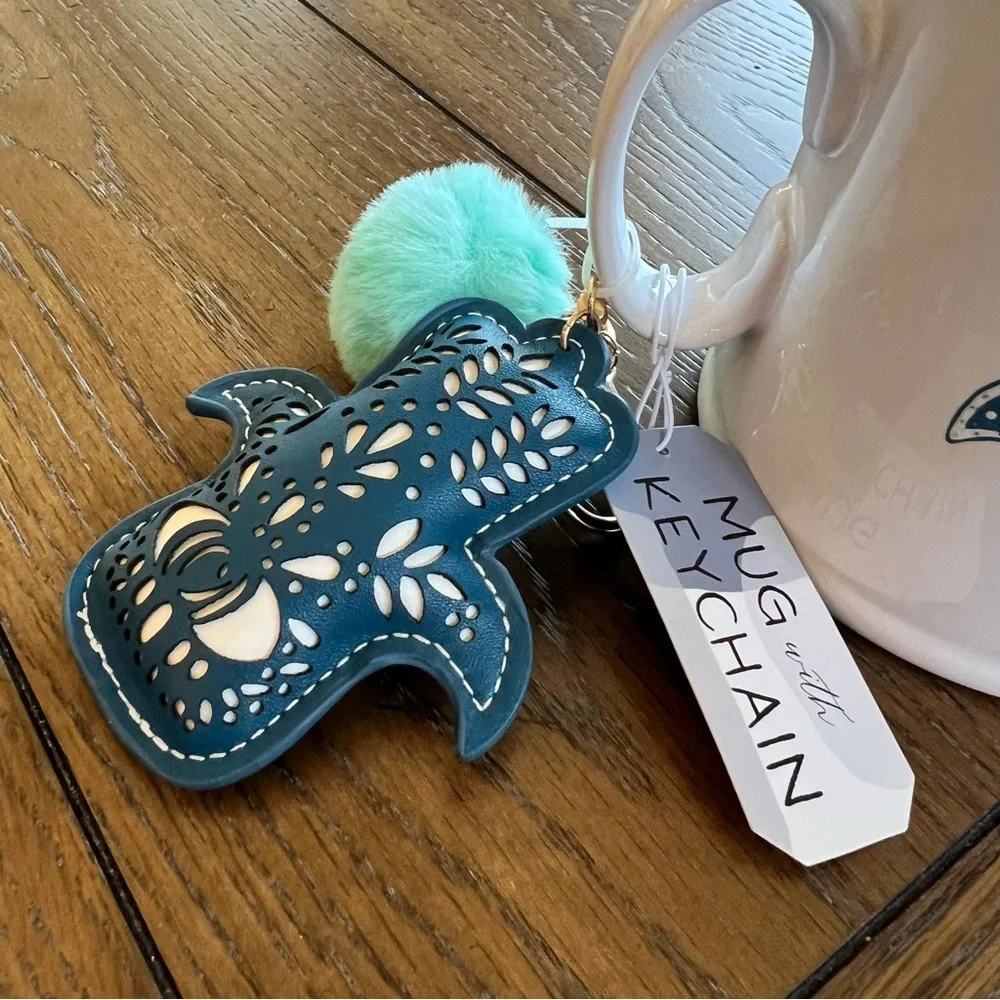 Bohemian Hamsa Mug Hamsa keychain Bonus NWT - Picture 11 of 11